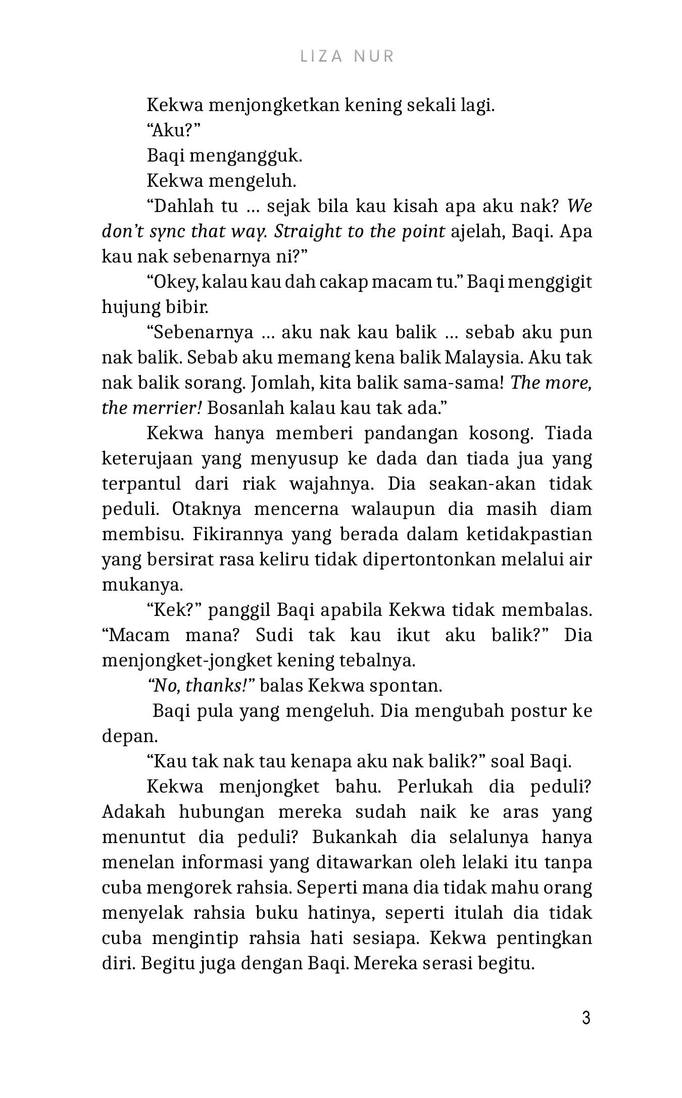 SI BAKHIL DENGAN BUNGANYA